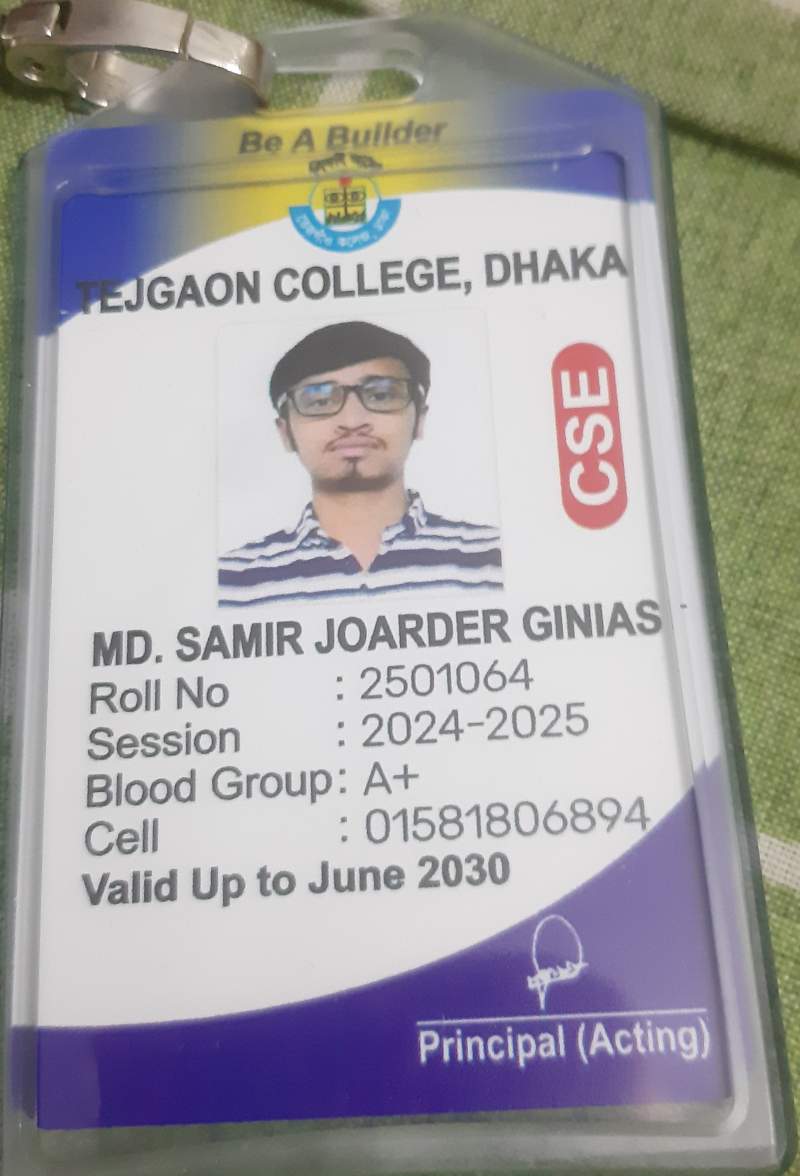 Md. Samir Joarder Ginias