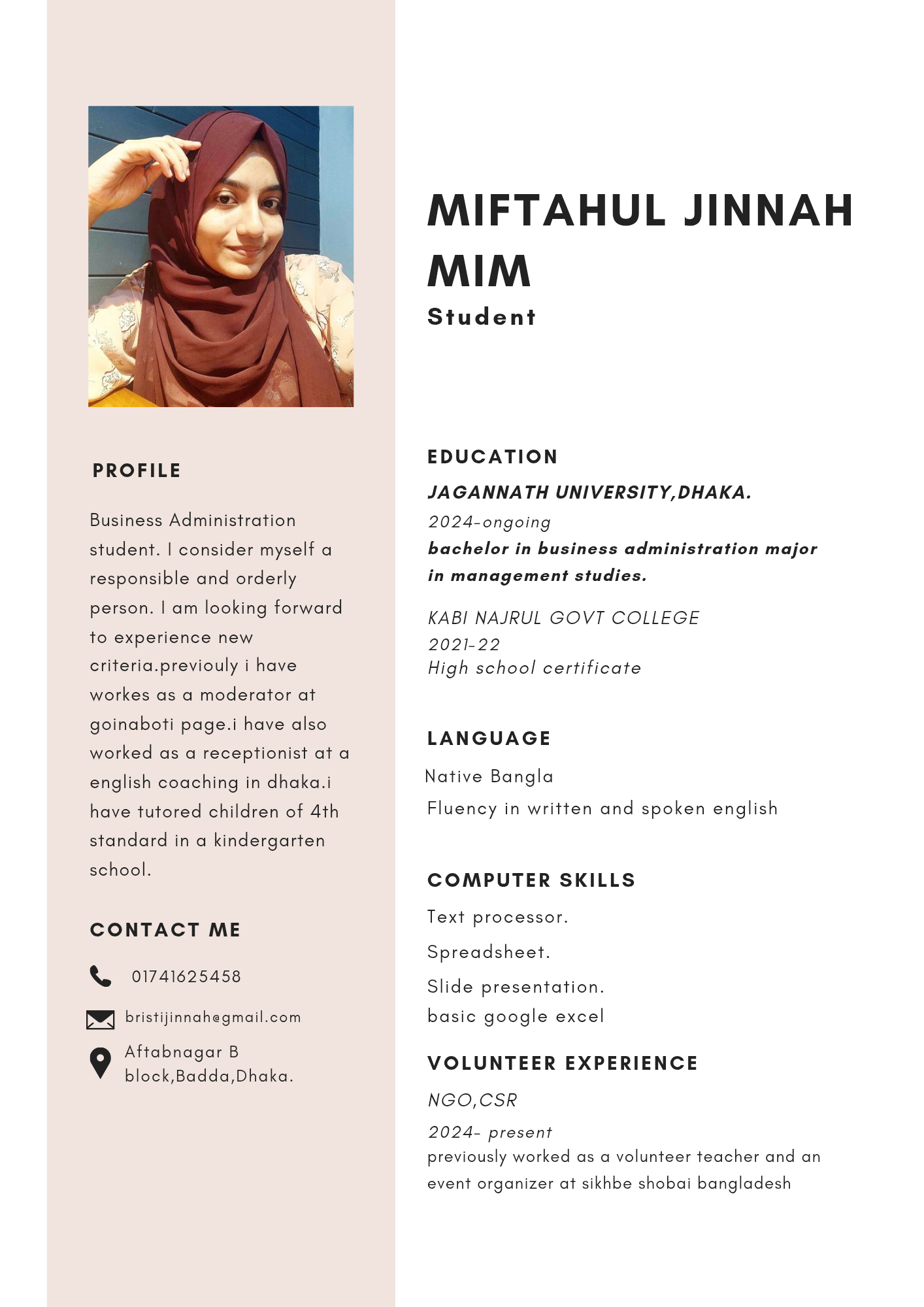miftahul jinnah mim